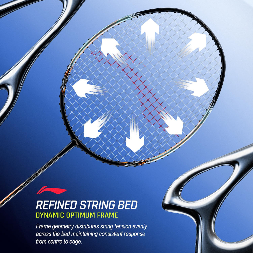 Li-Ning G-Force 6800 Superlite Unstrung Badminton Racquet, 5U G6 | Head Heavy, Flexible Shaft, Dynamic Optimum Frame
