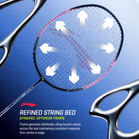 Li-Ning G-Force 6800 Superlite Unstrung Badminton Racquet, 5U G6 | Head Heavy, Flexible Shaft, Dynamic Optimum Frame
