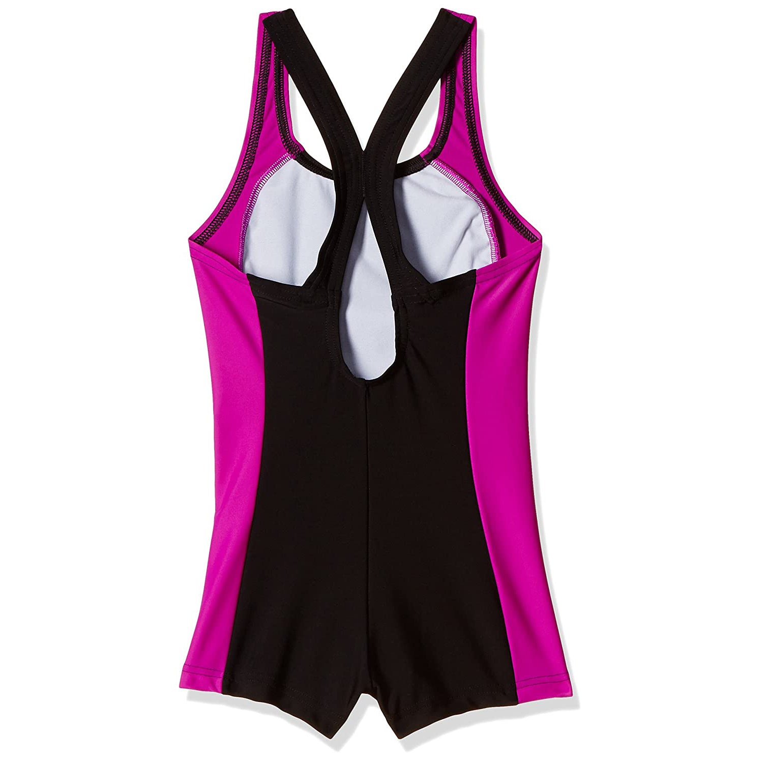Speedo Girls Swimwear Cayla Legsuit (Black and Diva) - Best Price online Prokicksports.com