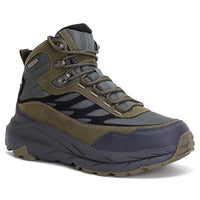 Adventra Waterproof Hiking Shoes for Men | Conquer Every Trail, Mid-Ankle Ripstop Upper, Anti-Skid Rubber Sole, EVA Cushioned Comfort, Reinforced Toe Cap, Rugged Terrain Ready