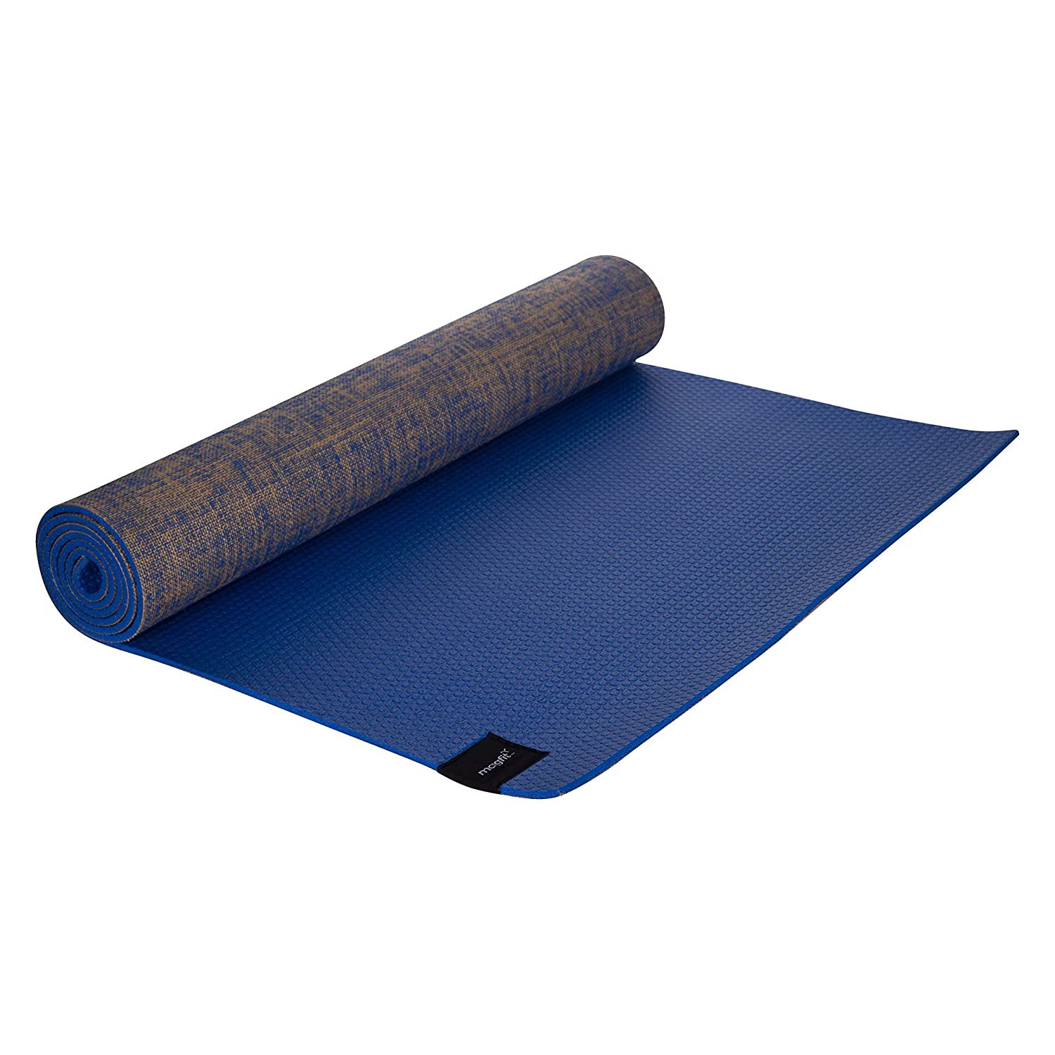 MAGFIT Premium Jute Yoga Mat (5 mm, Blue) - Best Price online Prokicksports.com