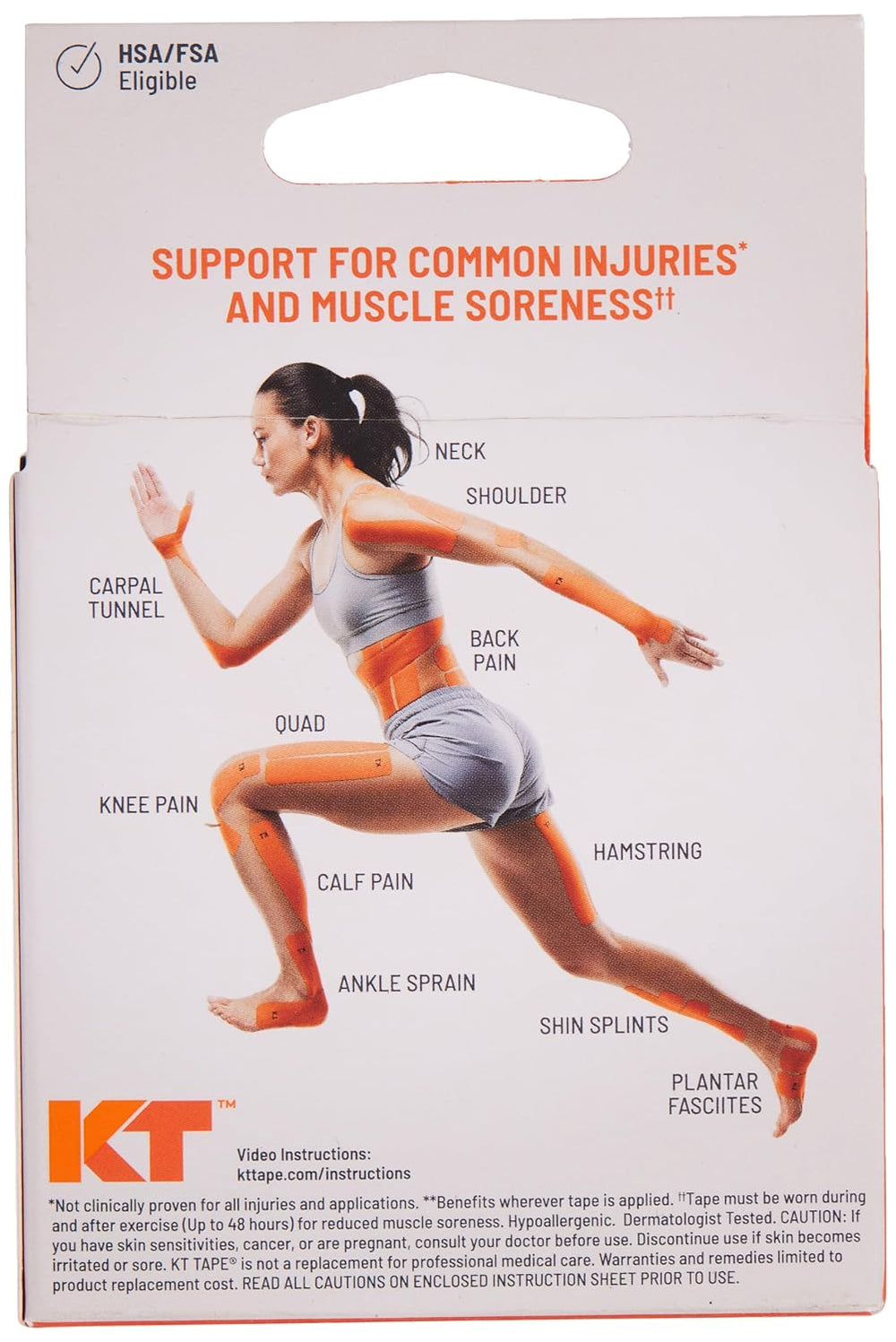Li Ning KT TAPE PRO Oxygen Kinesiology Tape (KTPROX20) with Celliant® Infrared Technology – 20 Pre-Cut Strips | Water Resistant, Up to 7-Day Wear & Latex-Free - Best Price online Prokicksports.com