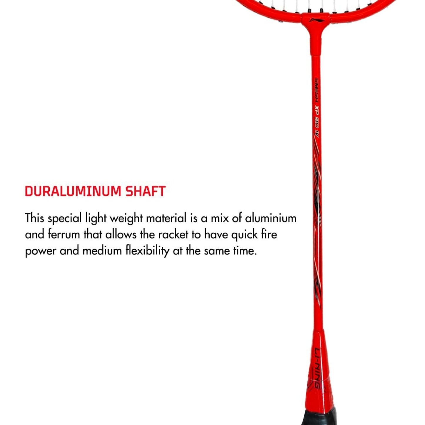 Li-Ning Smash XP 90 IV G5 Strung Badminton Racquet - Bright Orange/Black (Pack of 2 Racquets) – Lightweight Graphite, High-Tension Racquet for Intermediate & Advanced Players - Best Price online Prokicksports.com