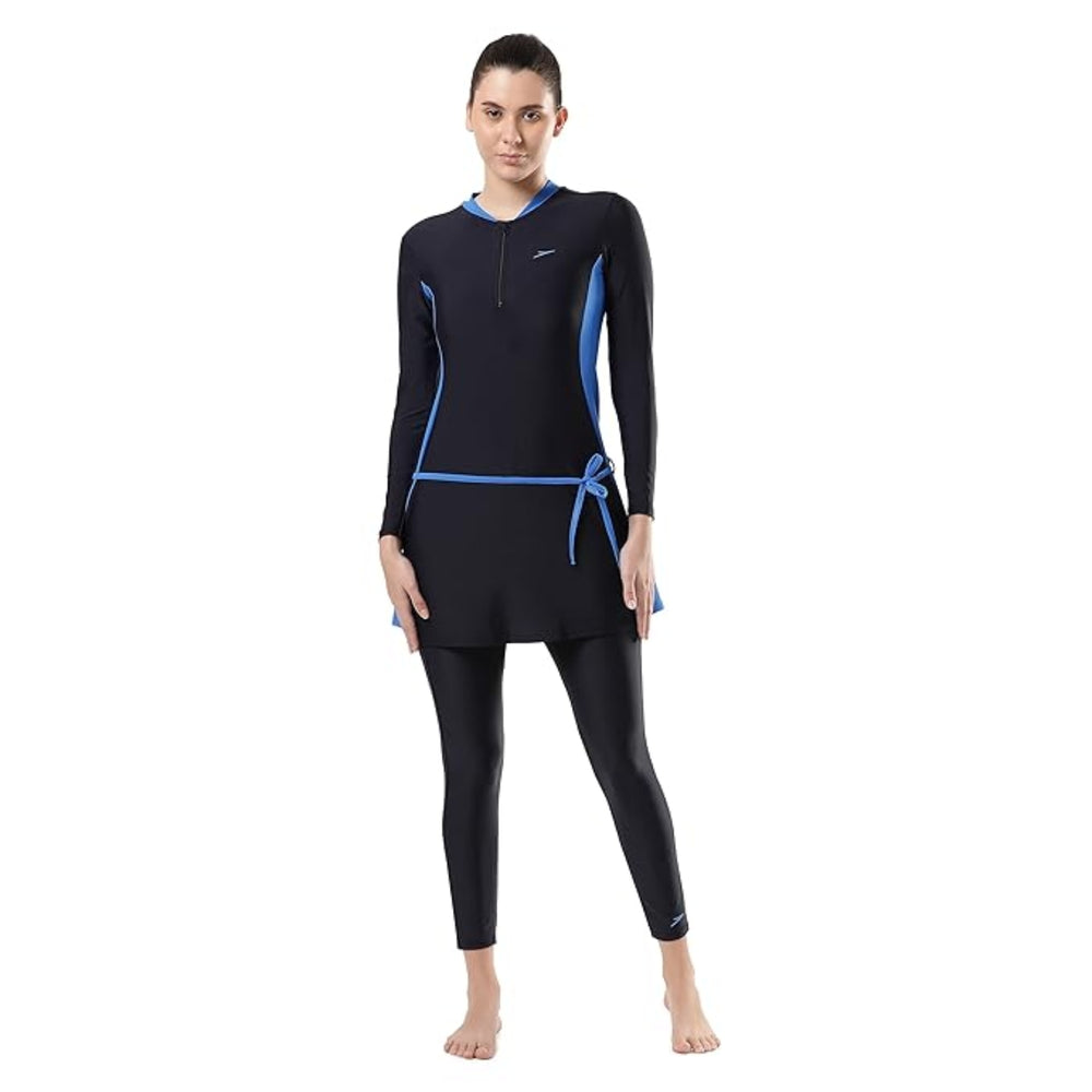 Speedo AF 2 Piece Full Body Suit Women’s | Full Coverage Swim Set with Chlorine-Resistant Fabric & Comfortable Fit - Best Price online Prokicksports.com