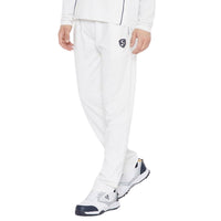 SG Test Cricket Whites Pant – Comfortable, Breathable Full-Length Trouser for Match Play, Practice, and Professional Cricket with Elastic Waist and Pockets - Best Price online Prokicksports.com