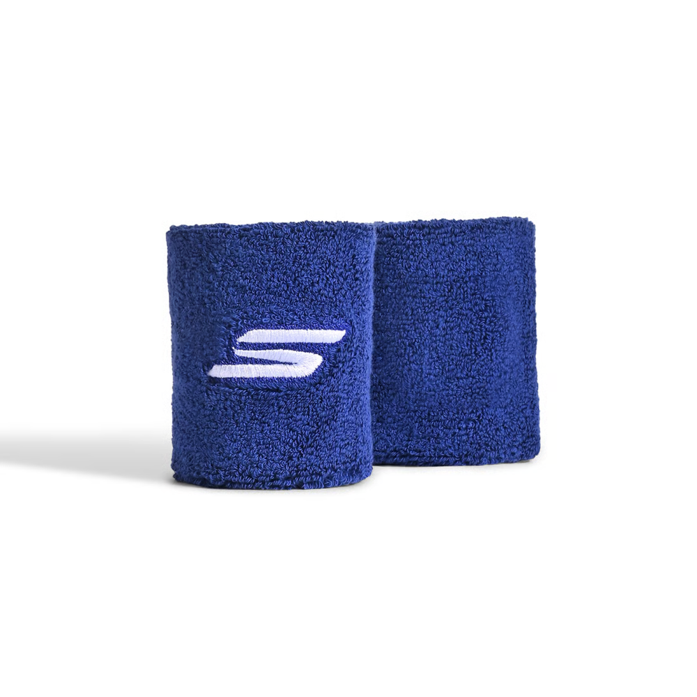 Skechers Performance Wrist Band (Pack of 1 Pair) | High-Absorbency Cotton Blend | Elasticated Sweatband for Gym, Tennis & Running - Best Price online Prokicksports.com