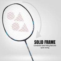Yonex Voltric Lite 47i Badminton Racquet | Graphite, Nanometric Technology, Ultra-Thin Shaft, Solid Feel Core, Lightning-Fast Head Speed, Control & Power