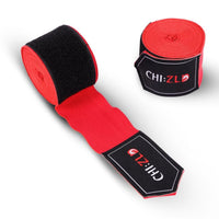 CHIZLD Impact Handwraps Poly-Cotton Blend | Breathable & Stretchable | Secure Velcro Closure | for Boxing, MMA, Kickboxing(4.5 M) - Best Price online Prokicksports.com