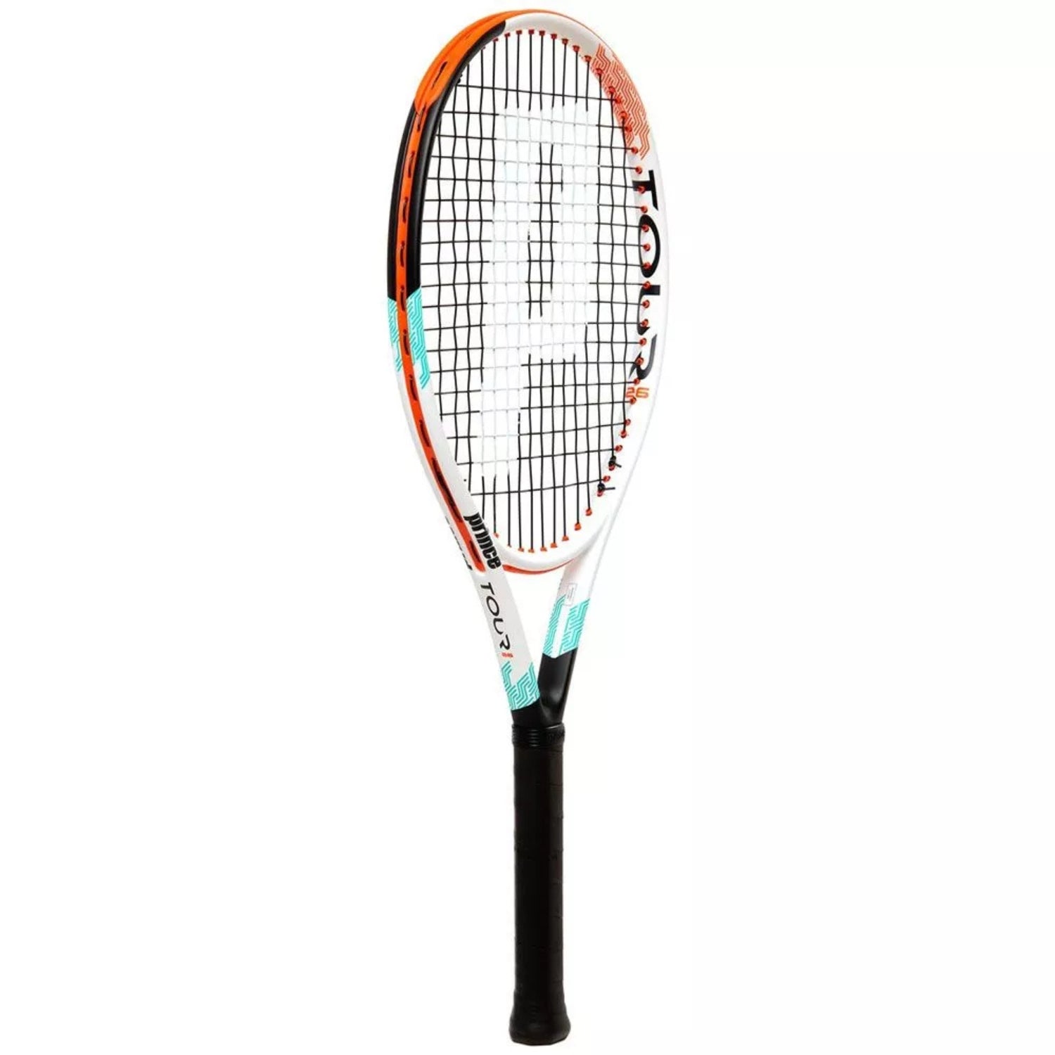 PRINCE Tour Junior 26 Strung Tennis Racquet | Lightweight Tennis Racquet | Pre-Strung Control Racquet for Young Players | Durable Graphite Composite Junior Tennis Racket - Best Price online Prokicksports.com