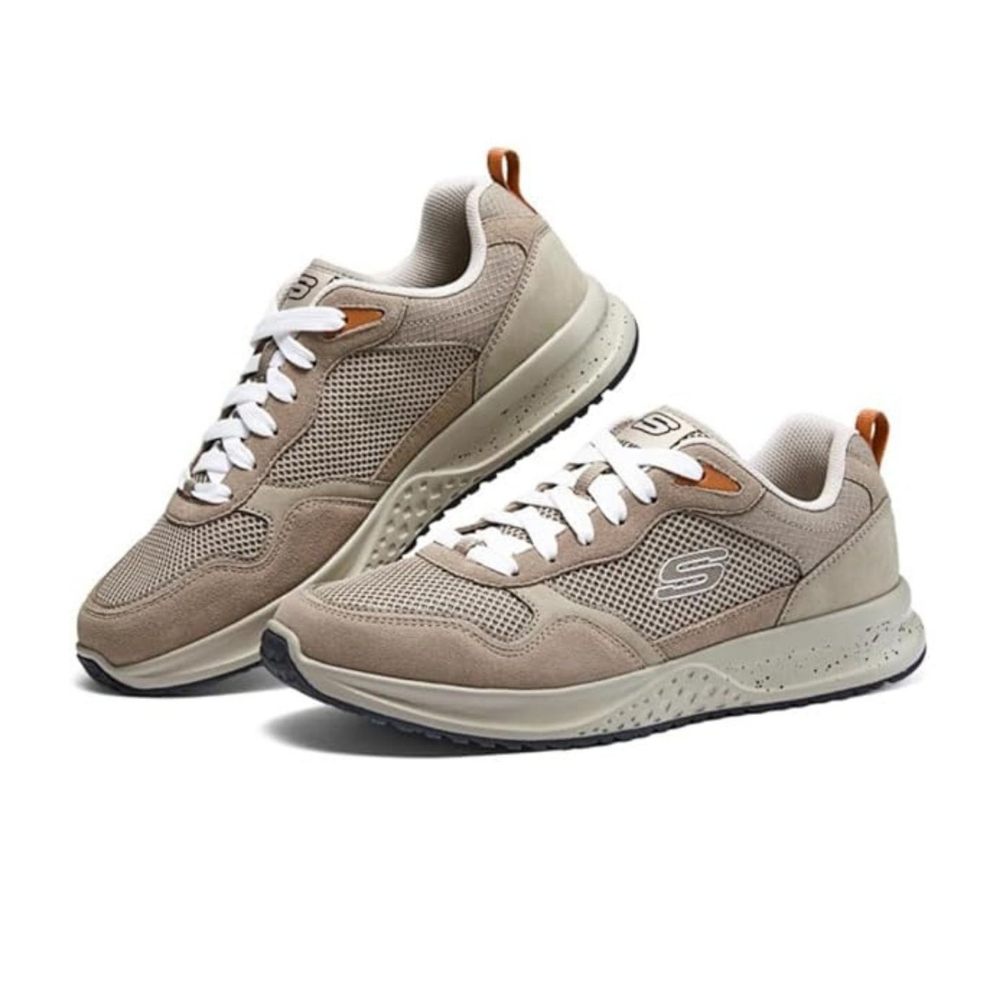 Skechers Men’s Fletch‑Alford Casual & Running Shoes – Suede/Mesh Upper, Air‑Cooled Memory Foam & Goga Mat Arch Support - Best Price online Prokicksports.com