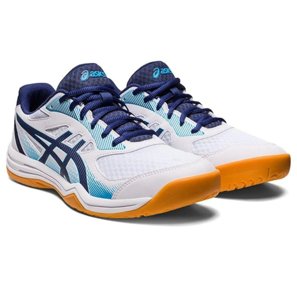 ASICS UPCOURT 5 Indoor Court Shoes | Badminton/Volleyball Shoes | Non-Marking Rubber Sole | Breathable Mesh Upper | Lightweight & Flexible - Best Price online Prokicksports.com