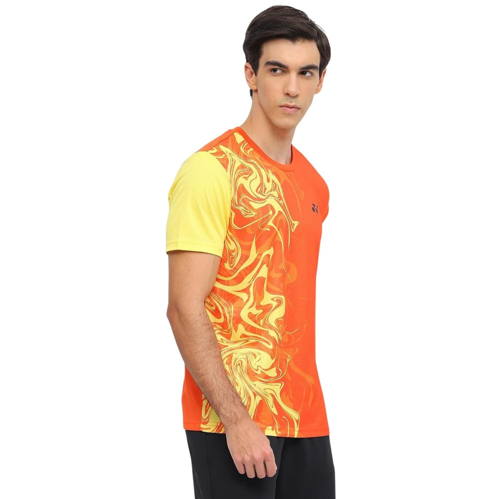 Yonex 2967 Men’s Round Neck T‑Shirt – TruDry, Sorbtek Moisture Control & Repreve Polyester Performance Tee - Best Price online Prokicksports.com