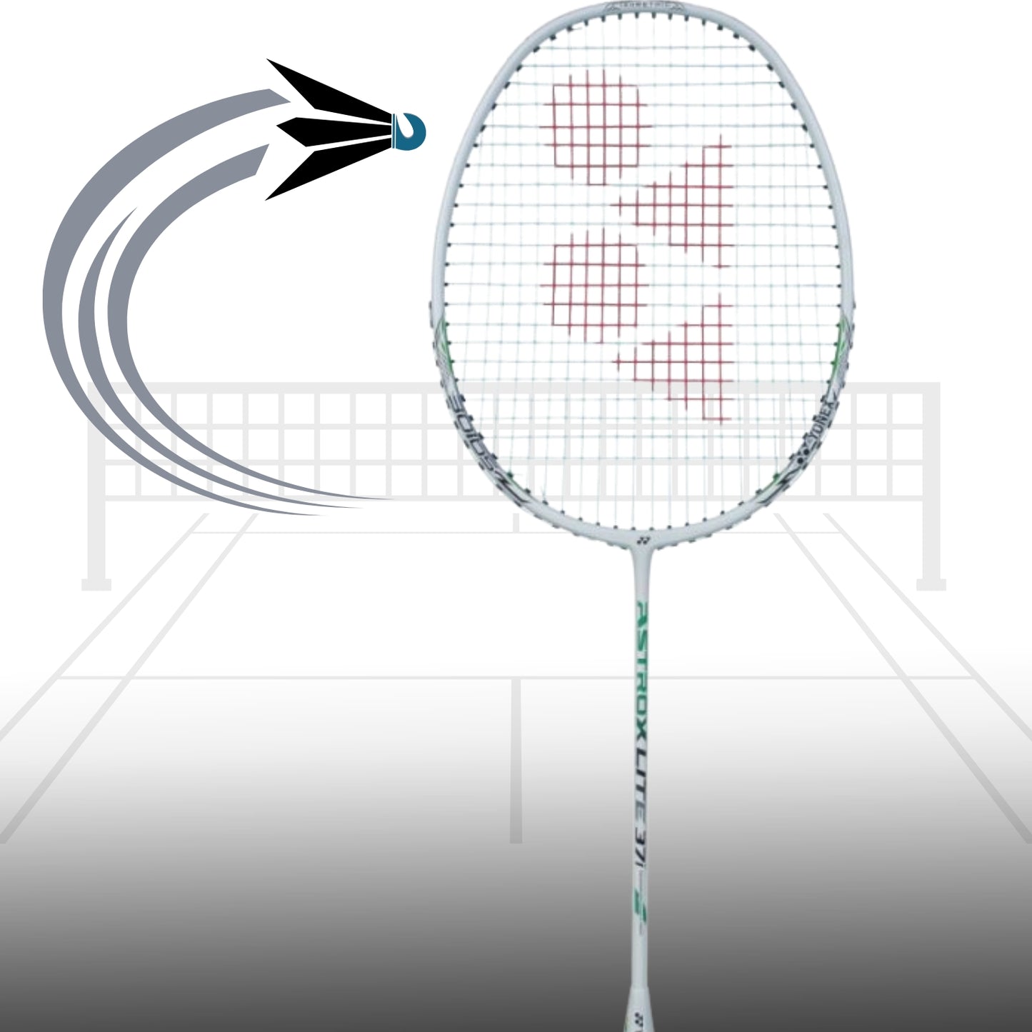 Yonex Astrox Lite 37I Strung Badminton Racquet | Head-Heavy Power Racquet with Ultra-Lightweight Frame & Hi-Flex Shaft - Best Price online Prokicksports.com