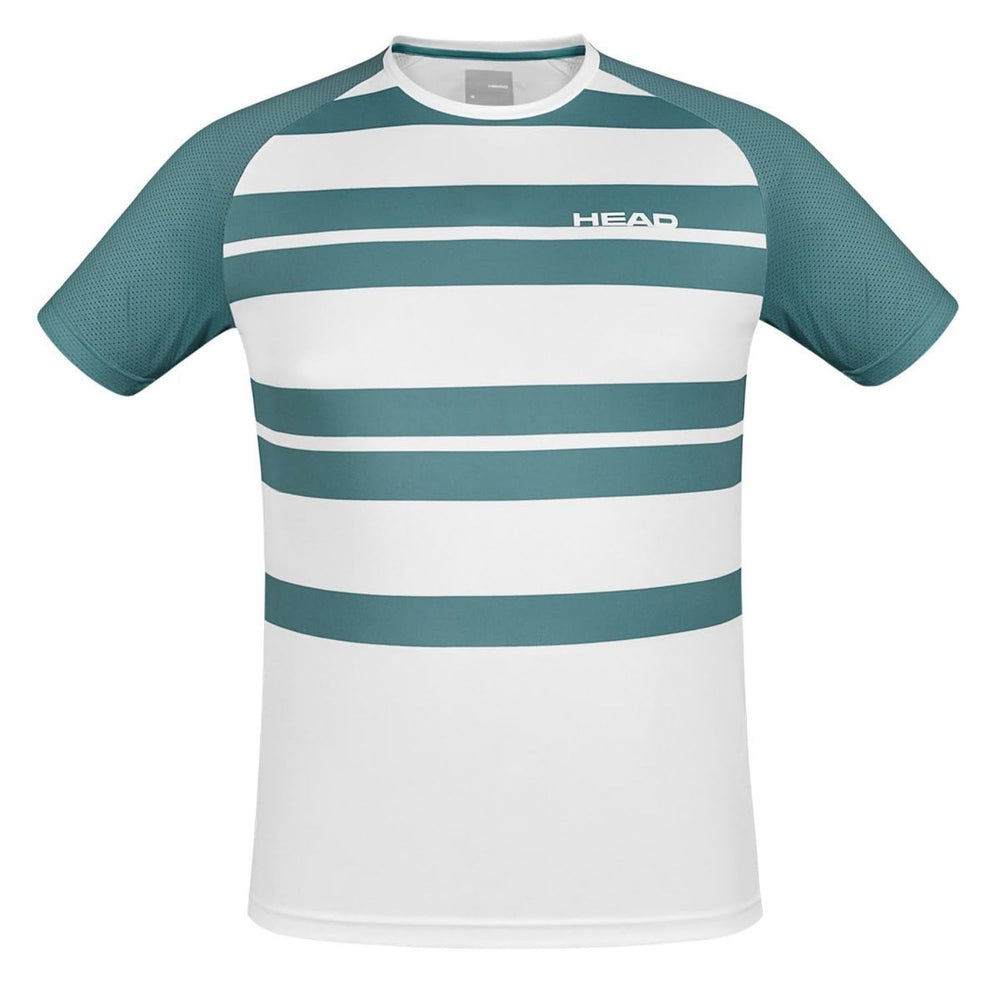 HEAD HCD Model Men's Round Neck T-Shirt – 100% Polyester | Moisture-Wicking, Lightweight Athletic Fit | Crew Neck