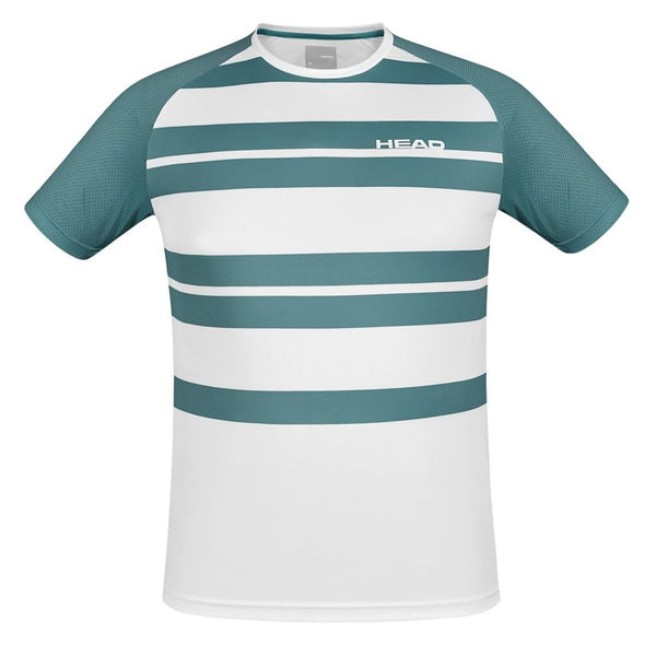 HEAD HCD Model Men's Round Neck T-Shirt – 100% Polyester | Moisture-Wicking, Lightweight Athletic Fit | Crew Neck
