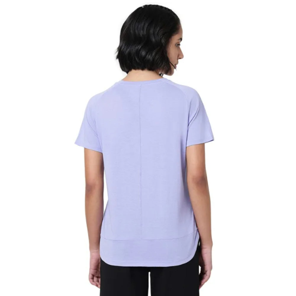 ASICS Wrap Hem SS Top for Women | Round Neck Sports T-Shirt - Best Price online Prokicksports.com