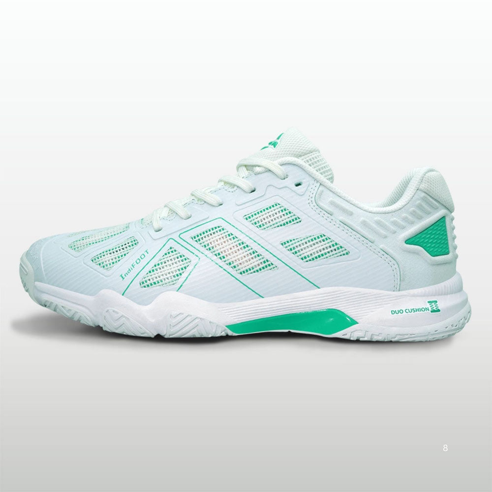 Nivia Verdict 2.0 Badminton Shoes | Advanced Cushioning, Fusion Mesh+TPU Upper, Non-marking Outsole, Precision Fit | Lightweight, High-Traction for Indoor Court - Best Price online Prokicksports.com