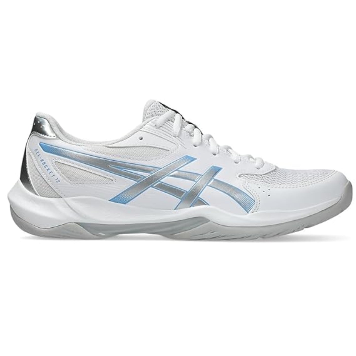 ASICS Gel Rocket 12 Badminton Shoes | Non-Marking Indoor Court Shoes with GEL Cushioning, TRUSSTIC Stability, Breathable Mesh, Quick-Dry Lightweight Performance - Best Price online Prokicksports.com