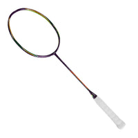 Hundred Hyfonic 7 Unstrung Badminton Racquet – Purple/Green (4U) | Precision Control with Dual Aerodynamic Frame & HyperWeave Carbon - Best Price online Prokicksports.com