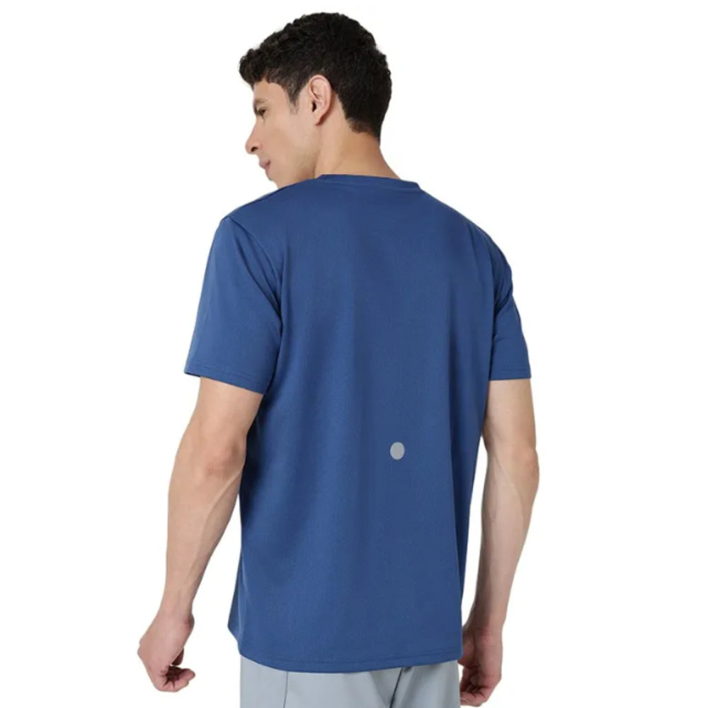 ASICS Piping Detail SS Top for Men | Round Neck Sports T-Shirt - Best Price online Prokicksports.com
