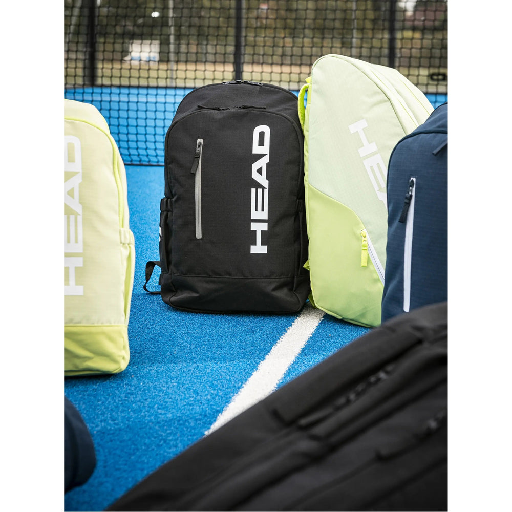 HEAD Base Backpack 17L | Tennis Backpack with 1–2 Racquet Compartment, Front Pocket & Side Mesh Pockets
