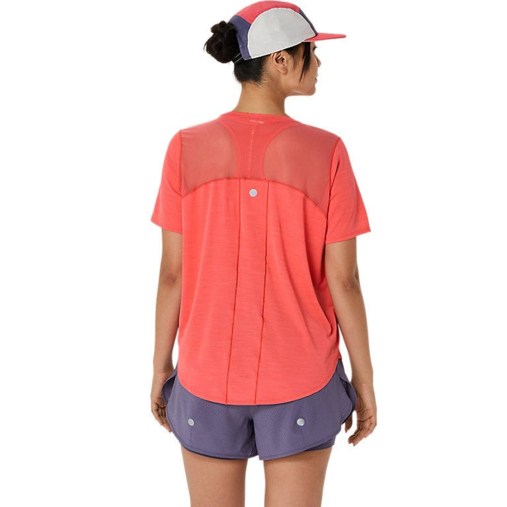 ASICS ROAD SS TOP for Women | Lightweight Quick-Dry Running T-Shirt with ACTIBREEZE™ Ventilation & Breathable Mesh Panels - Best Price online Prokicksports.com