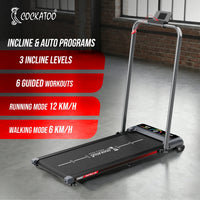 Cockatoo SmartWalk 2AH Walkpad – Foldable Under-Desk Walking Treadmill with Remote Control, LED Display & Compact Home Fitness Design - Best Price online Prokicksports.com