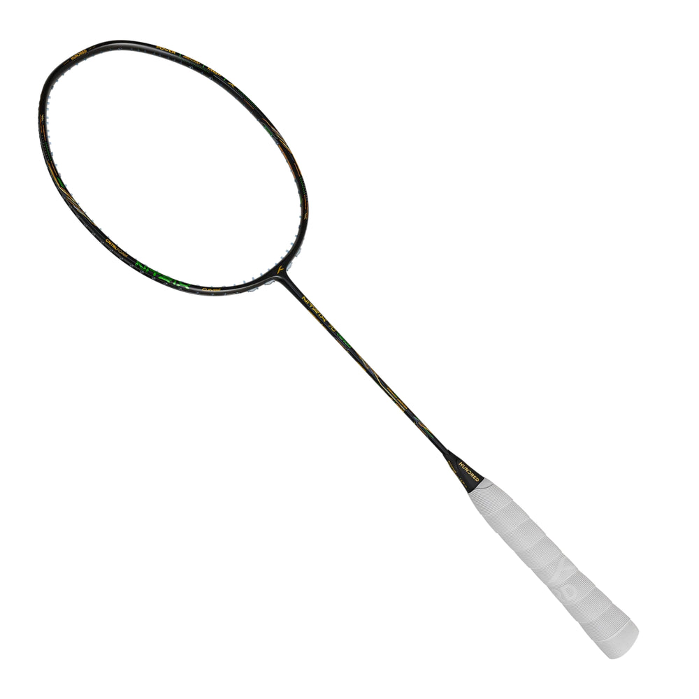 Hundred Nitrix 70 Venom Unstrung Badminton Racquet – Black/Green (4U) | Pro-Level Head-Heavy Power with M46X Carbon & Vaporshaft 6.1 mm - Best Price online Prokicksports.com
