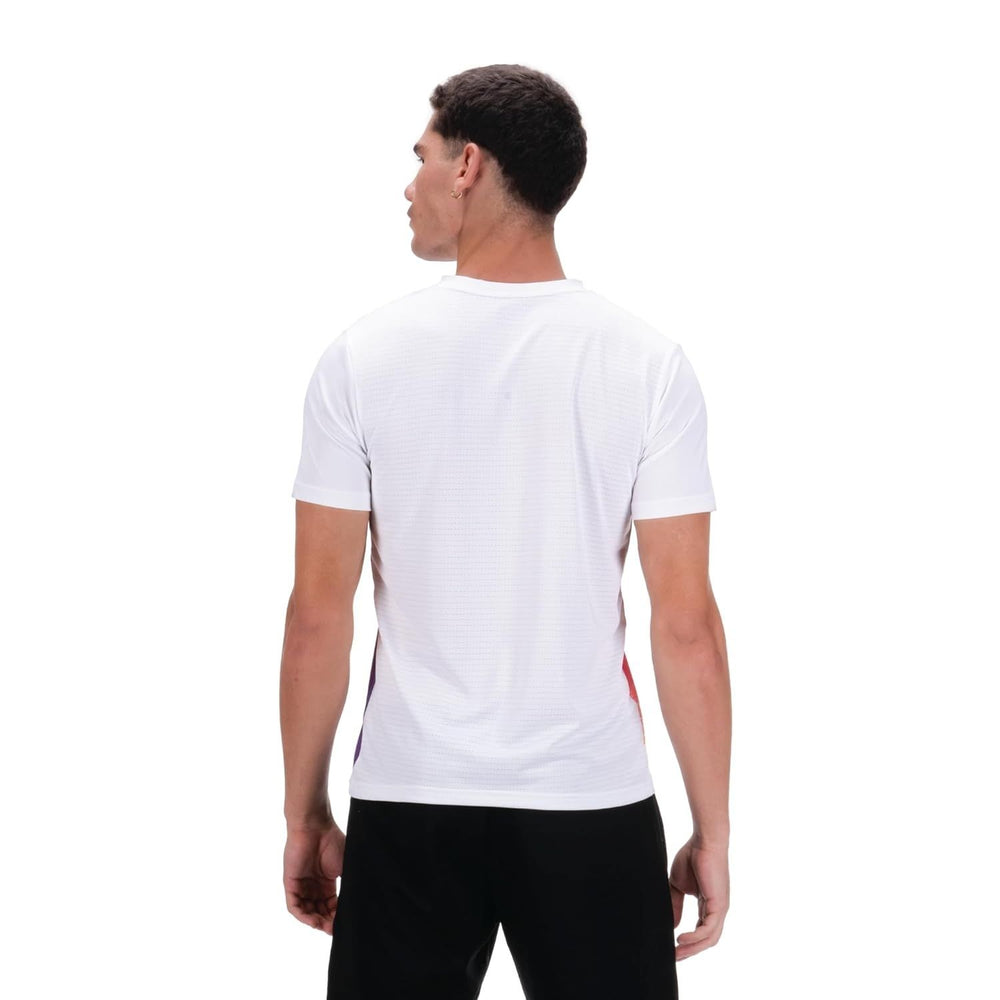 Hundred HBTS-5M265 V-Neck Badminton T-Shirt – Men Lightweight Quick Dry Sports Tee for Badminton, Training & Fitness - Best Price online Prokicksports.com