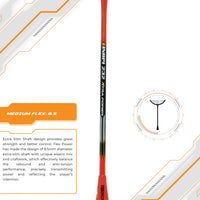 Apacs Finapi 232 Xtra Power Unstrung Badminton Racquet | Lightweight Graphite Frame | High Tension | Powerful Smash Control | Ideal for Intermediate & Advanced Player - Best Price online Prokicksports.com