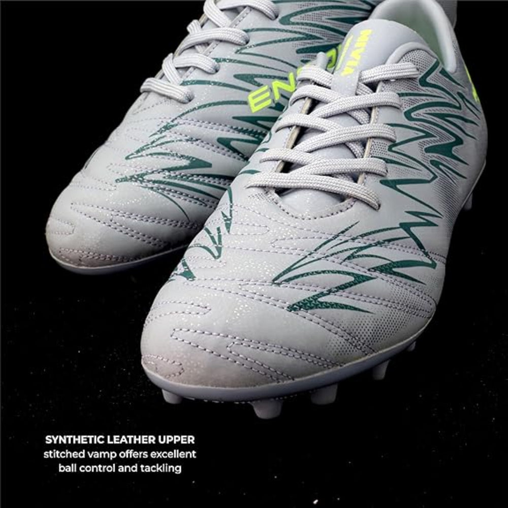 NIVIA Encounter MG 11 Football Shoes | Lightweight Multi-Ground Football Studs with TPU Outsole & Synthetic Leather Upper - Best Price online Prokicksports.com