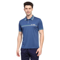 Yonex 2736 Easy4 Men's Polo T-Shirt White | TruDry Quick Dry, Breathable Fleecy Polyester | Athletic Polo Collar Tee for Badminton, Tennis, Gym & Multi-Sport - Best Price online Prokicksports.com