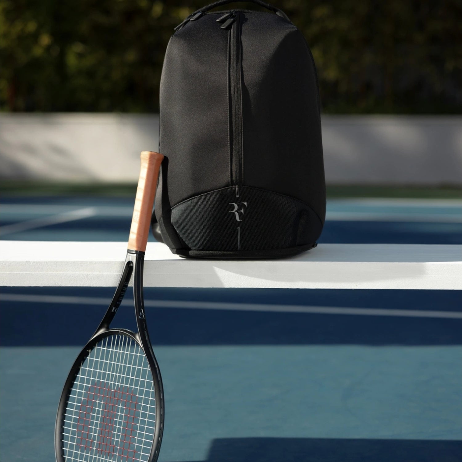 Wilson WR8032801001 RF Tennis Backpack Black | Durable Racquet Bag for Tennis Players | Lightweight Sports Backpack for Racquets, Shoes - Best Price online Prokicksports.com
