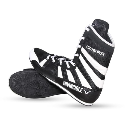 Invincible Cobra Boxing Shoes | Lightweight High-Top Design | Superior Grip &amp; Ankle Support | Professional Boxing Footwear - Best Price online Prokicksports.com