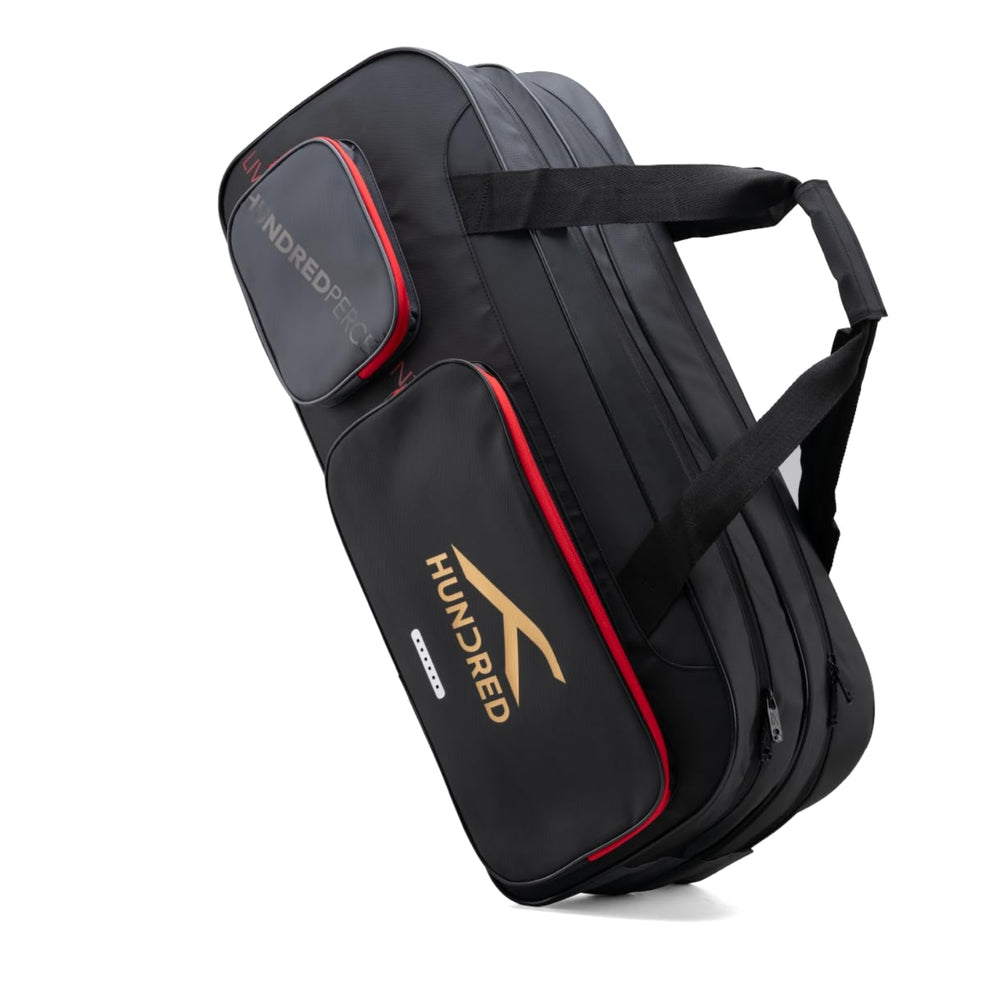 HUNDRED HBCK-3M009 9 in 1 Badminton Kit Bag | All-Inclusive Gear Bag with Multiple Storage Compartments - Best Price online Prokicksports.com