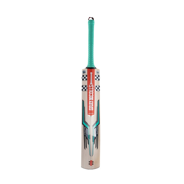 Gray Nicolls GN2 Supra English Willow Cricket Bat – Full Profile Power Bat with Thick Edges & Superior Pickup for Professional Match Performance