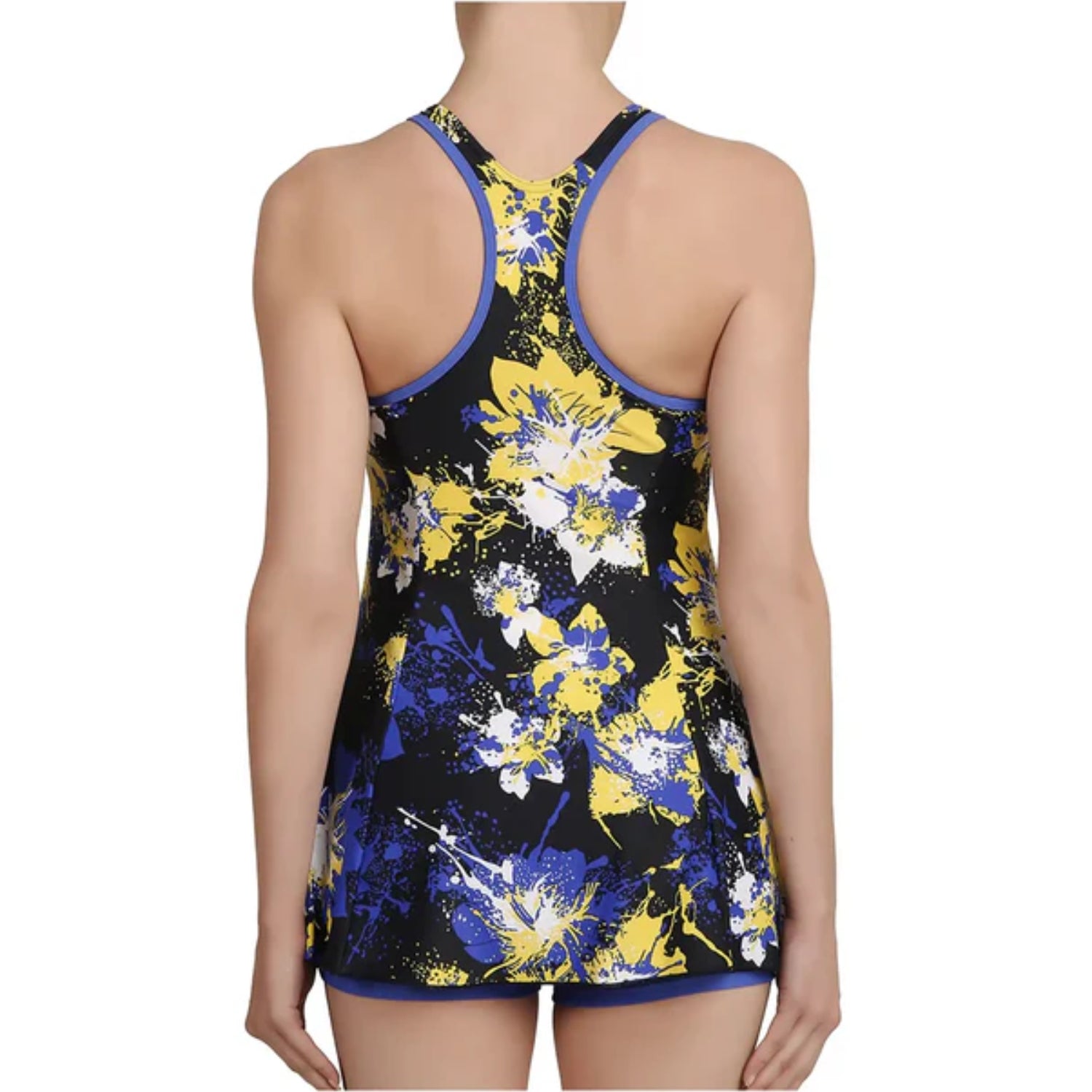 Speedo Female Swimwear All Over Print Racerback Swimdress With Boyleg - Best Price online Prokicksports.com
