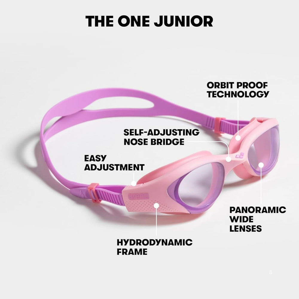 Arena The One Junior Swimming Goggles – Anti-Fog UV Protection Swim Eyewear for Kids & Youth - Best Price online Prokicksports.com