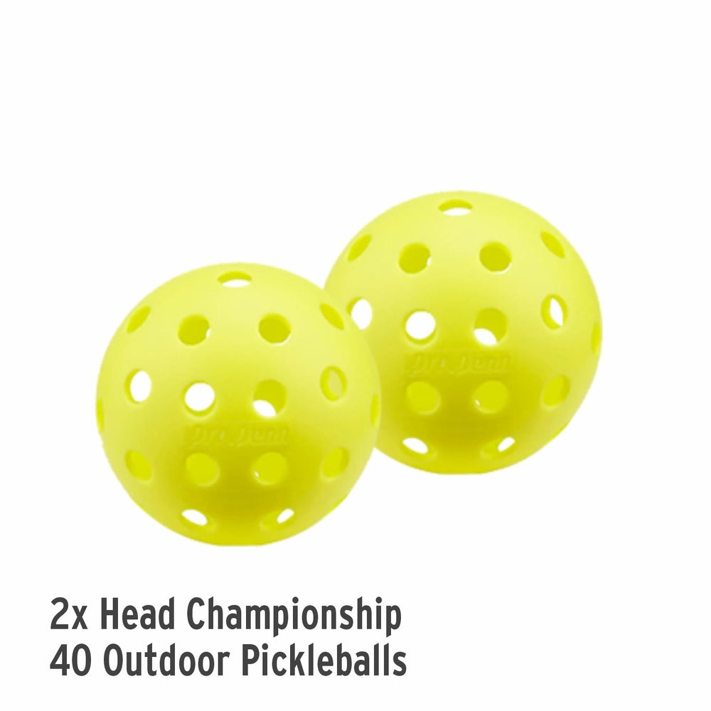 Head Spark Pickleball Set 230g | Complete Starter Kit with 2 Paddles, 2 Balls & Carry Bag | Lightweight Performance Set - Best Price online Prokicksports.com