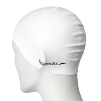 Speedo Flat Silicone Swim Cap – Adult Swimming Cap with Durable Stretch Fit, Tear-Resistant Silicone & Comfortable Hydrodynamic Design