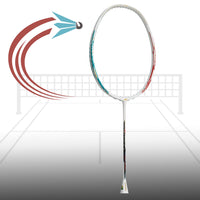 Hundred Flareon Typhoon Unstrung Badminton Racquet | Superlight Carbon Fibre Frame with CNTRL Foam Technology | Speed & Control Series - Best Price online Prokicksports.com