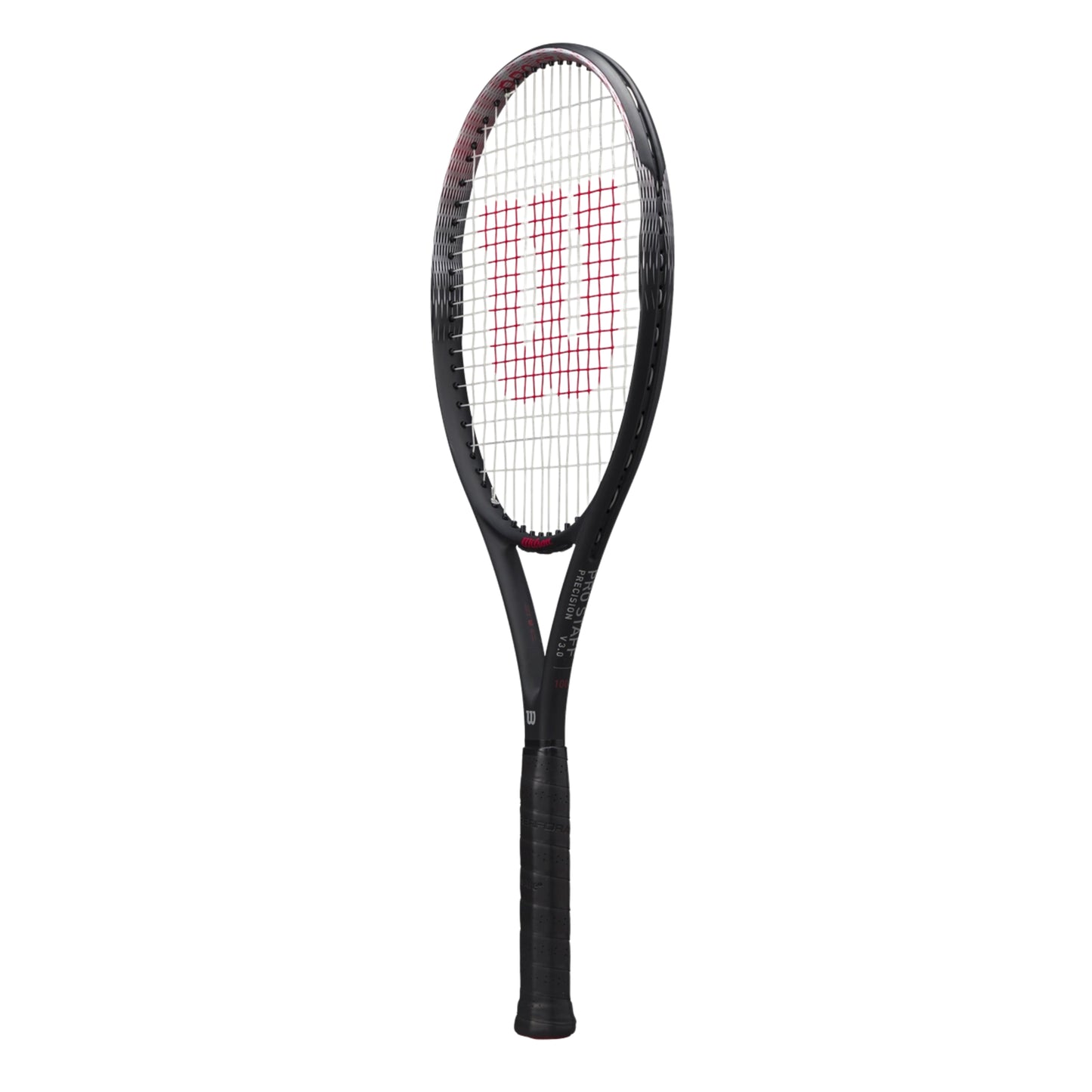 Wilson PRO Staff Precision 100 Strung Tennis Racquet (L3 - 4 3/8) Black/Silver/Red | 305g Performance Racquet - Best Price online Prokicksports.com
