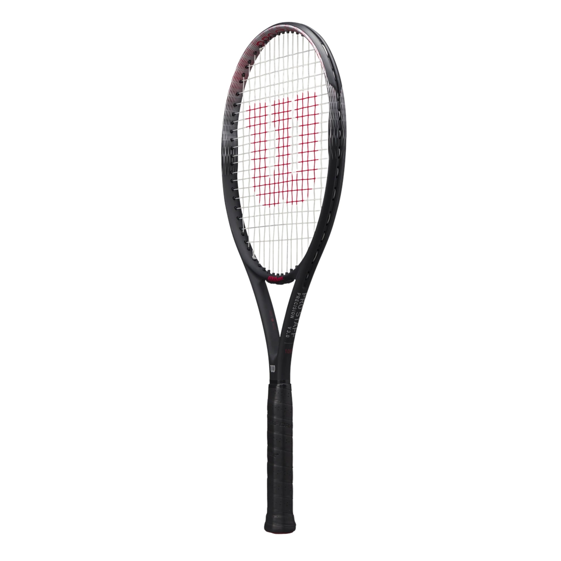 Wilson PRO Staff Precision 100 Strung Tennis Racquet (L3 - 4 3/8) Black/Silver/Red | 305g Performance Racquet - Best Price online Prokicksports.com