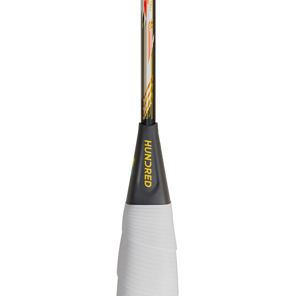 HUNDRED Flareon 700 Unstrung Badminton Racquet, Black/Orange/Pink (3U & 4U) | Hyperweave Carbon Fibre Frame with CNTRL Foam | Speed & All-Round Control - Best Price online Prokicksports.com