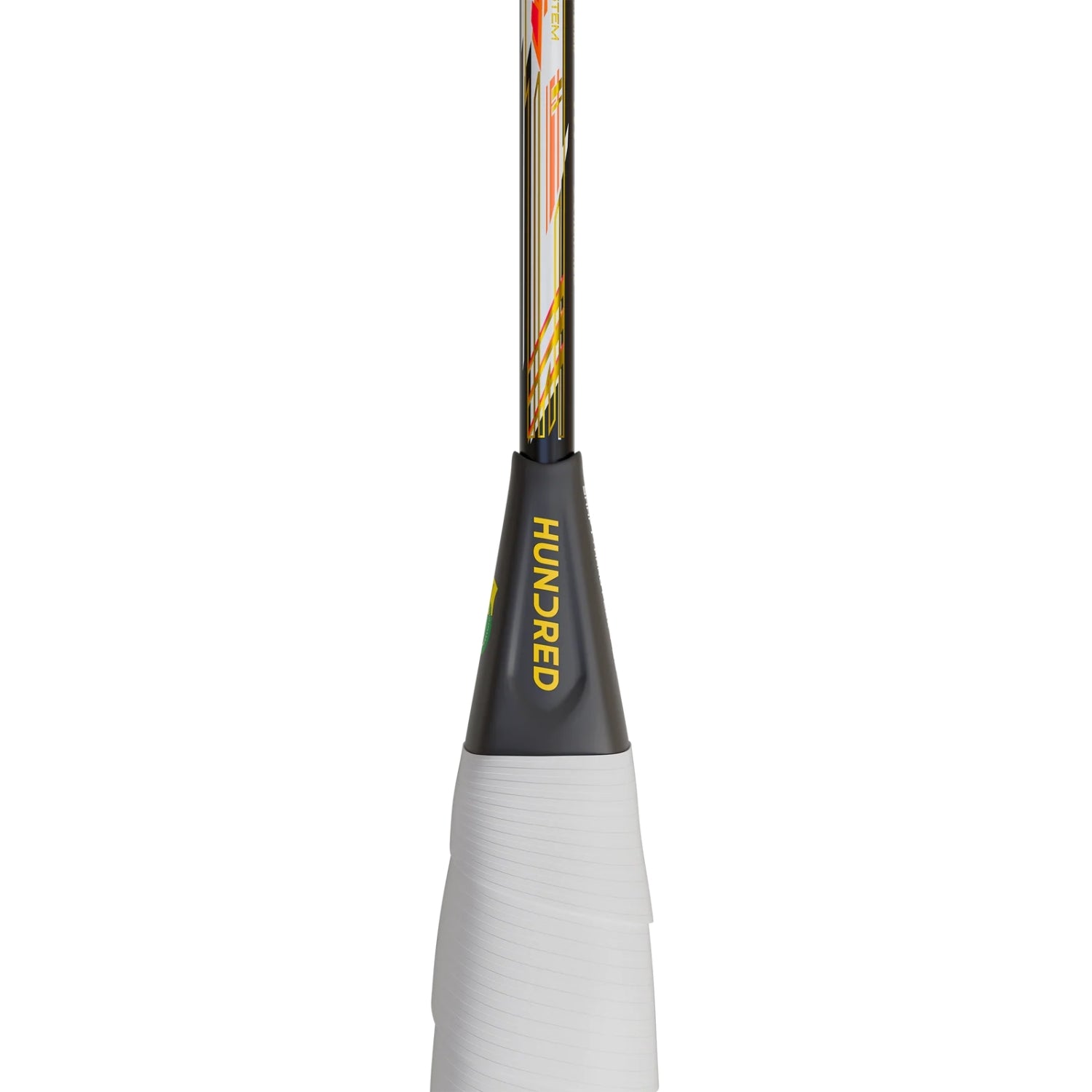HUNDRED Flareon 700 Unstrung Badminton Racquet, Black/Orange/Pink (3U &amp; 4U) | Hyperweave Carbon Fibre Frame with CNTRL Foam | Speed &amp; All-Round Control - Best Price online Prokicksports.com