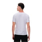 Hundred HBTS-5M266 V-Neck Badminton T-Shirt – Men Quick Dry Lightweight Sports Tee for Badminton, Training & Fitness - Best Price online Prokicksports.com