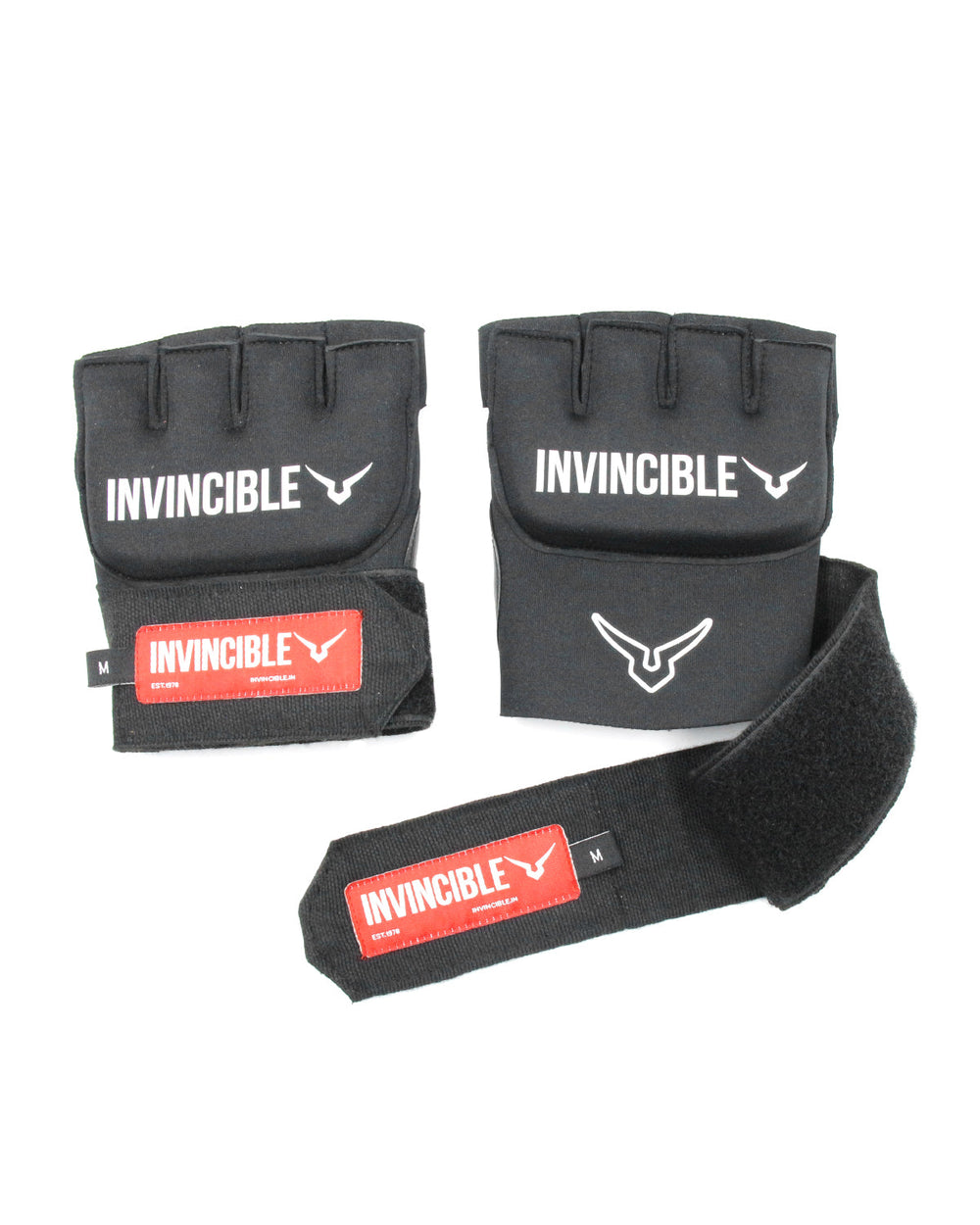 Invincible Gel Inner Gloves | Integrated Gel Padding with Hand Wrap Support | Comfortable Training Protection | Ideal for Boxing, MMA & Combat Sports - Best Price online Prokicksports.com