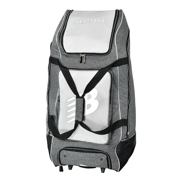 New Balance 8i Combo Wheelie Cricket Kit Bag – Spacious Heavy-Duty Sports Bag with Wheels for Full Gear Storage