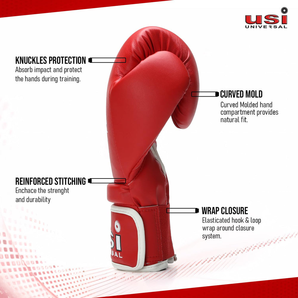 USI Universal 612 Reliance Boxing Gloves | High-Density Foam Padding & Breathable Air Mesh Palm - Best Price online Prokicksports.com