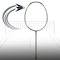 Li-Ning 3D Calibar 900 Combat Professional Badminton Racquet Black/Grey Unstrung - Best Price online Prokicksports.com